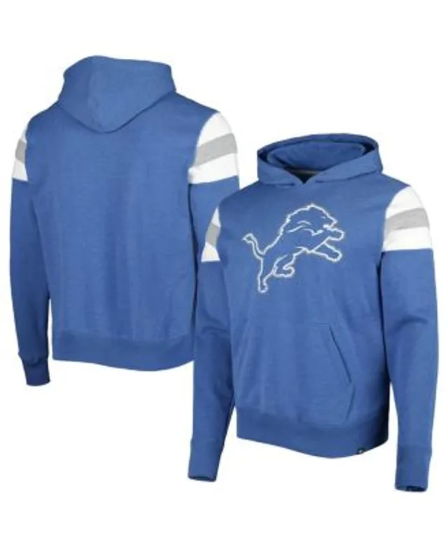 Men's NFL x Staple Blue Detroit Lions Split Logo Pullover Hoodie