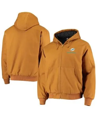 Lids Miami Dolphins Dunbrooke Big & Tall Alpha Full-Zip Hoodie Jacket -  Black/Gray