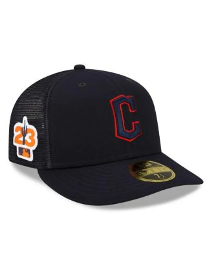 New Era Men's Navy Cleveland Guardians 2023 Spring Training Low Profile  59FIFTY Fitted Hat