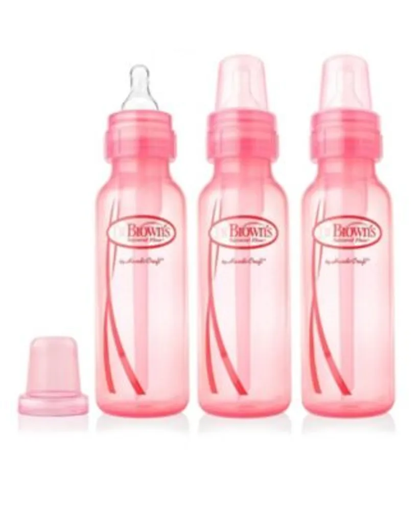Overvloedig waarschijnlijk Onnodig Dr. Browns Natural Flow Anti-Colic Baby Bottles, Pink, 8oz, 3 Pack |  Connecticut Post Mall