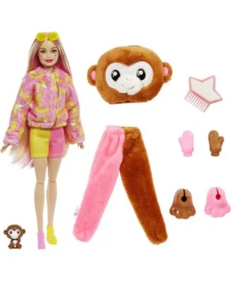 Cutie Reveal Jungle Series Monkey Doll