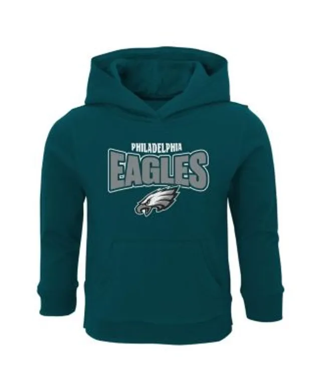 Youth Green Philadelphia Eagles Fan Gear Prime Pullover Hoodie