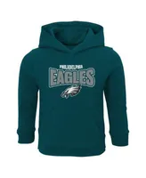 Lids Philadelphia Eagles Toddler Fan Gear Primary Logo Pullover Hoodie -  Midnight Green