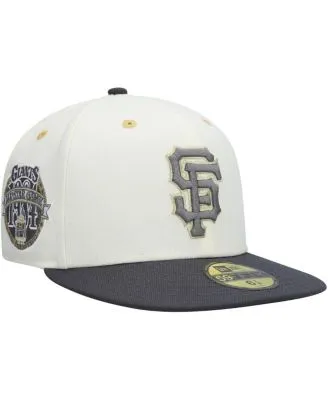 Men's New Era Cream/Charcoal Chicago White Sox 2003 MLB All-Star Game Chrome 59FIFTY Fitted Hat
