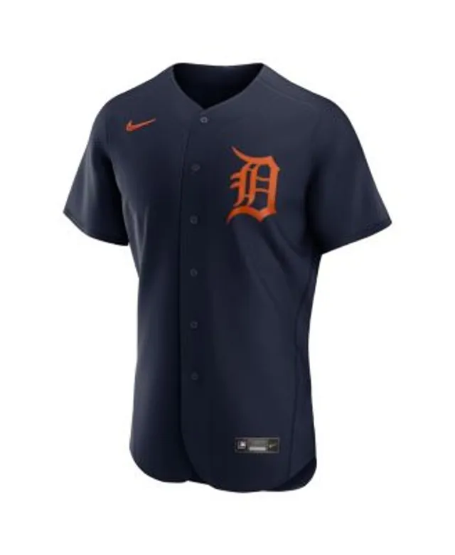 Men's Nike Navy Detroit Tigers Alternate Logo Authentic Team Jersey