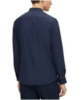 BOSS - Slim-fit shirt in performance-stretch jersey