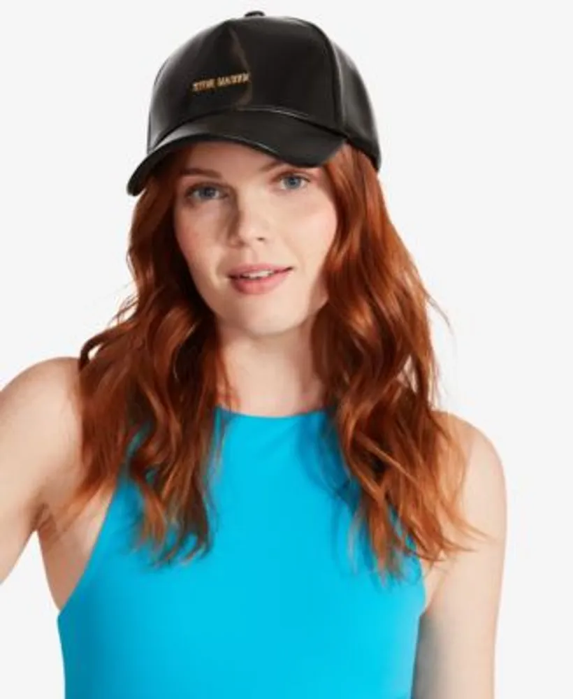 Continental Takt Overskrift Steve Madden Women's Faux-Leather Shine Baseball Cap | Westland Mall