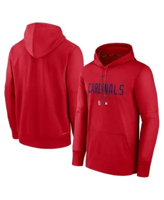 Youth Nike Red St. Louis Cardinals Authentic Collection Therma Performance  Pullover Hoodie