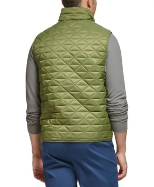 Tommy Hilfiger Men's Colorblocked Monogram Puffer Vest - Macy's