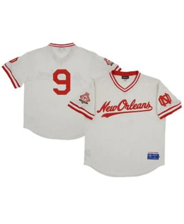 Negro League Baseball Rings & Crwns Mesh Replica V-Neck Jersey - Black