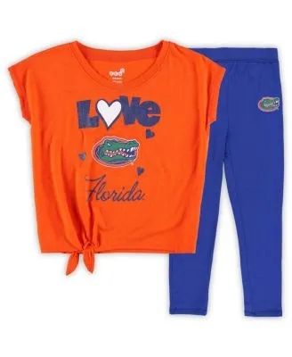 Outerstuff Newborn & Infant Orange/Royal New York Mets Pinch Hitter T-Shirt & Shorts Set