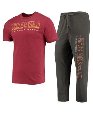 Men's Concepts Sport Red/Charcoal St. Louis Cardinals Ensemble Slub Long  Sleeve T-Shirt and Allover Pants Sleep Set