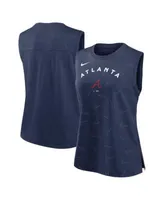 Women's The Wild Collective Black Atlanta Braves T-Shirt Dress