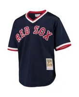 Mitchell & Ness Youth Boys and Girls Wade Boggs Navy Boston Red Sox  Cooperstown Collection Mesh Batting Practice Jersey