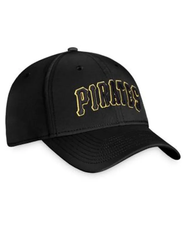 Men's Fanatics Branded Black Pittsburgh Pirates Cooperstown Core Flex Hat 