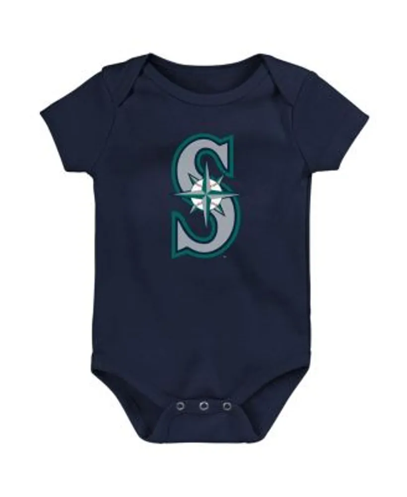 Newborn and Infant Boys and Girls Navy Detroit Tigers Primary Team Logo  Bodysuit