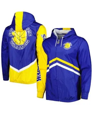 Golden State Warriors JH Design Ripstop Nylon Full-Zip Jacket - Royal