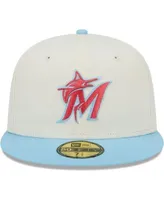 Cincinnati Reds New Era Spring Basic Two-Tone 9FIFTY Snapback Hat -  Cream/Light Blue