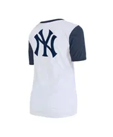 New Era Women's Navy New York Yankees Team Stripe T-shirt - Macy's