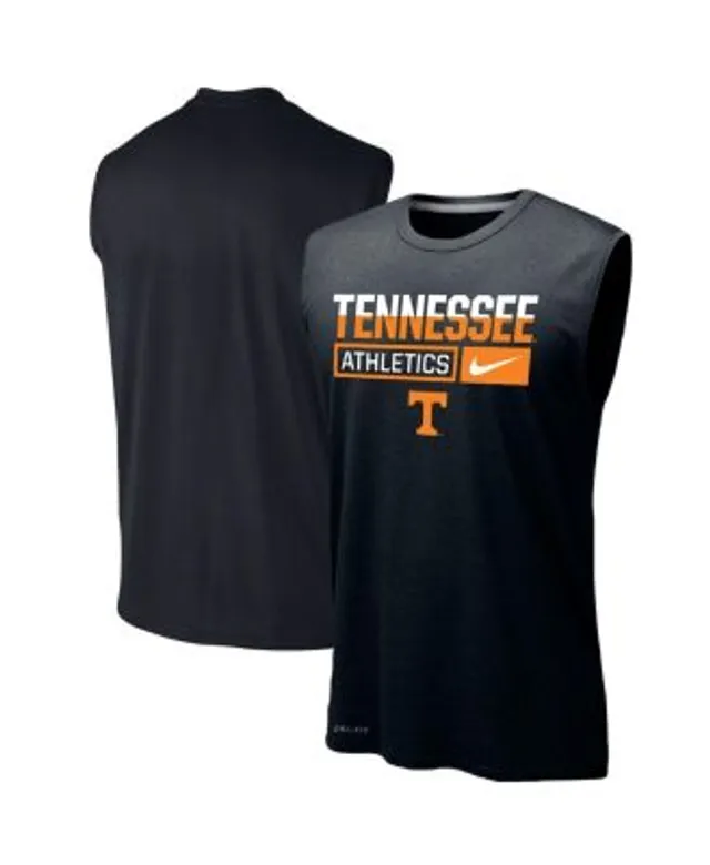 Men's Mitchell & Ness Peyton Manning Black/Tennessee Orange Tennessee  Volunteers Sublimated Player Tank Top