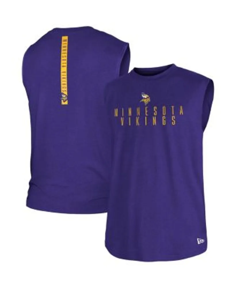 New Era Men's Purple Minnesota Vikings Team Muscle Tank Top