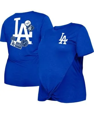 Los Angeles Dodgers Floral Button-Up Shirt - Royal