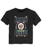 Milwaukee Brewers Toddler Special Event T-Shirt - Black