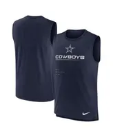 Nike Men's Navy Dallas Cowboys Muscle Trainer Tank Top