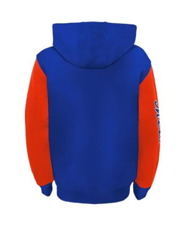 Outerstuff Big Boys Royal, Red New York Giants Poster Board Full-Zip Hoodie  - Macy's