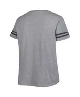 Men's Gray Colorado Rockies V-Neck Jersey