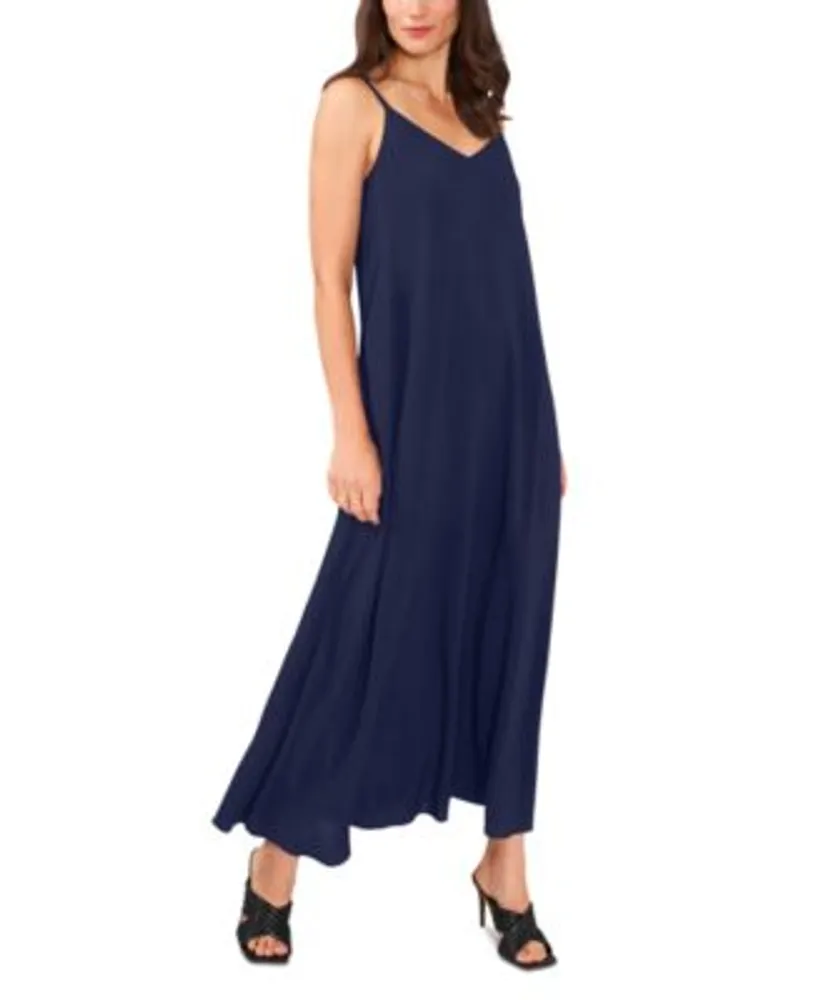 Vince Camuto Tie-Sleeve Chiffon Dress - Macy's