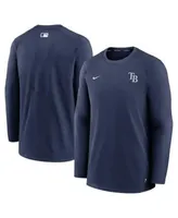 Men's Tampa Bay Rays Nike Navy Authentic Collection Team Logo Legend  Performance Long Sleeve T-Shirt