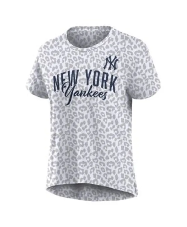 New York Yankees Refried Apparel Women's Cropped T-Shirt - White