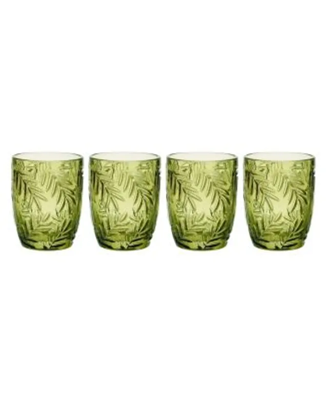 Fitz and Floyd Set of 4 Maddi 10 oz Double Old Fashioned Glasses