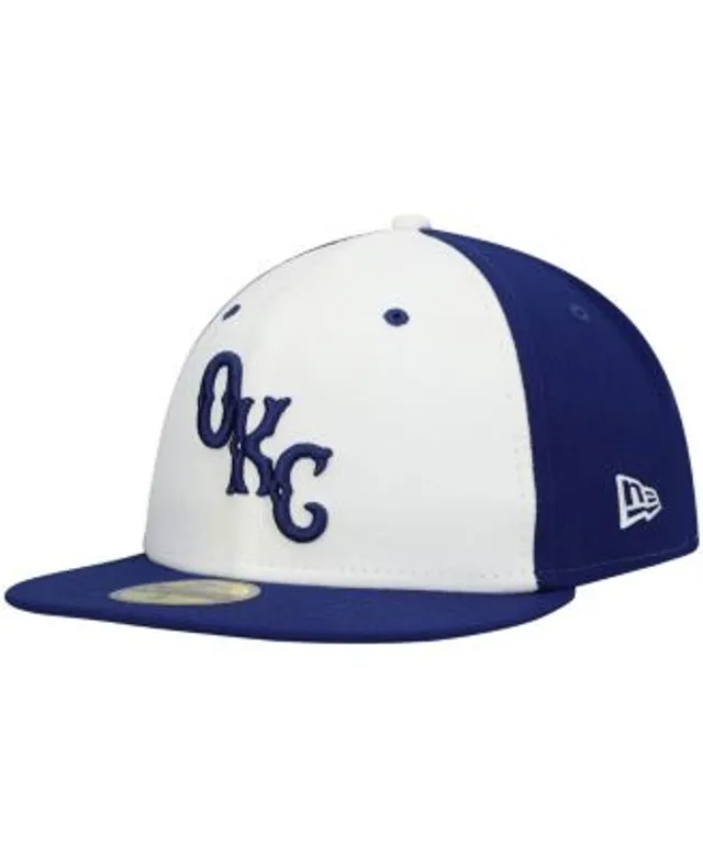 New Era Royal Oklahoma City Dodgers Authentic Collection Team Home 59FIFTY Fitted Hat