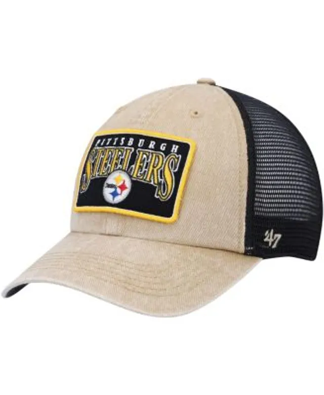 New Era Men's New Era Heather Black Pittsburgh Steelers Bucket Hat