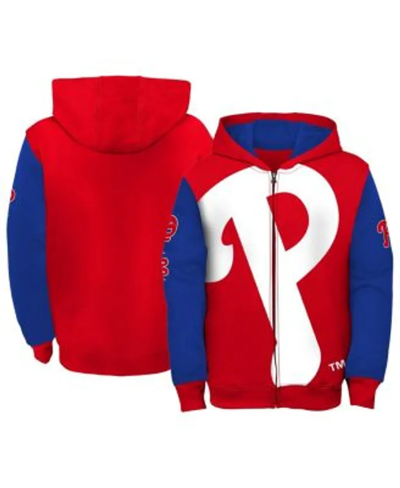 Youth St. Louis Cardinals Red Poster Board Full-Zip Hoodie