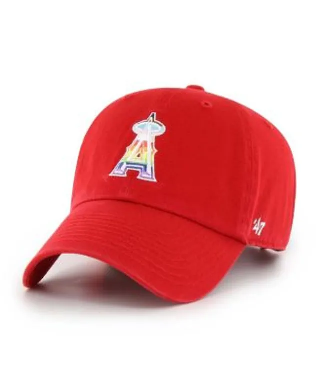 Los Angeles Angels '47 Area Code City Connect Clean Up Adjustable Hat - Red
