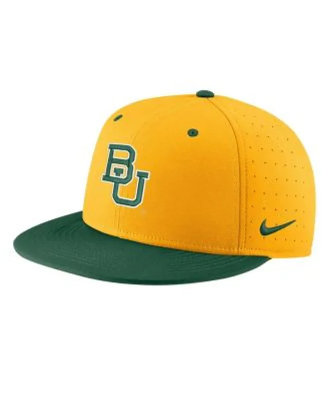 Men's Nike Green Baylor Bears Aero True Baseball Performance Fitted Hat