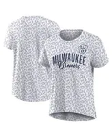 Women's New York Yankees Fanatics Branded Leopard Bat T-Shirt