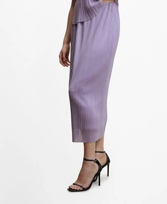 Women's Pleated Midi Skirt