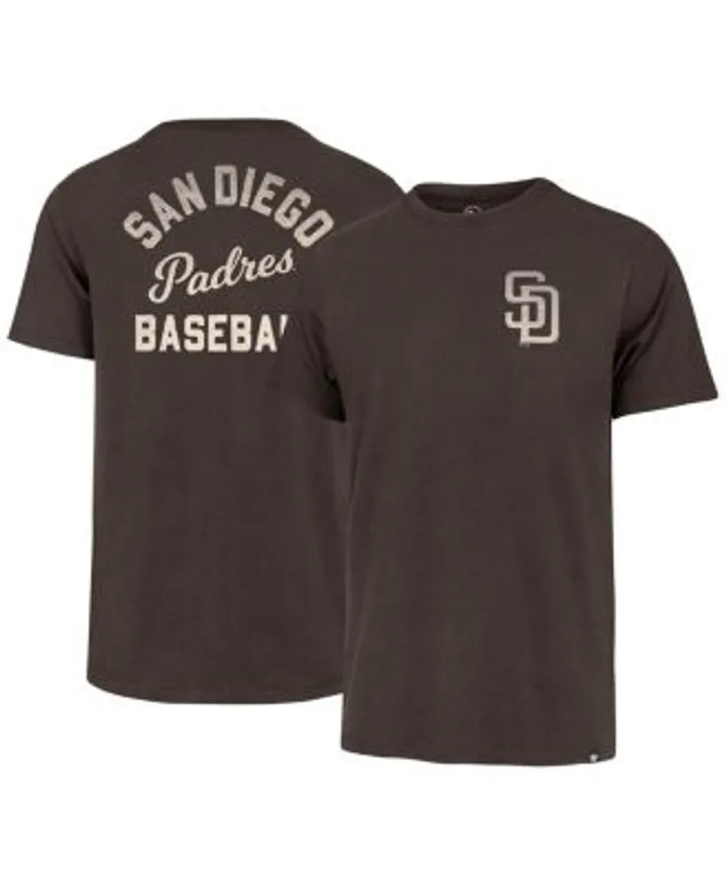 47 Brand Men's Brown San Diego Padres Turn Back Franklin T-shirt