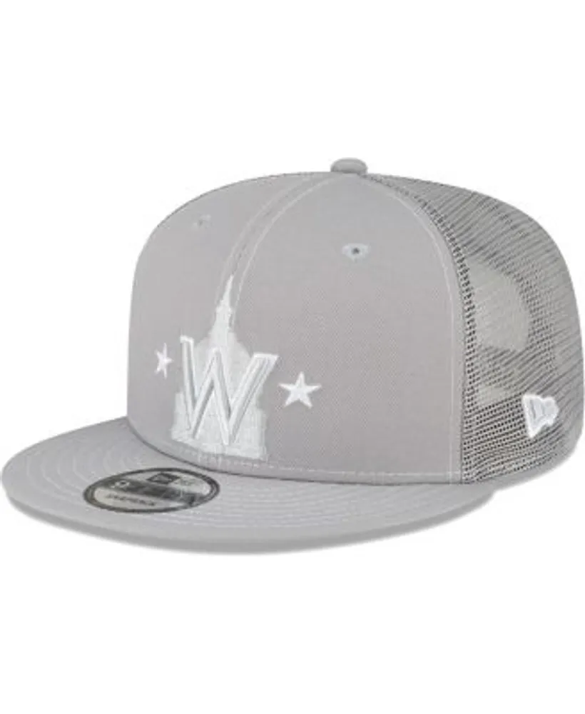 Washington Nationals New Era Black on Black 9FIFTY Snapback Hat