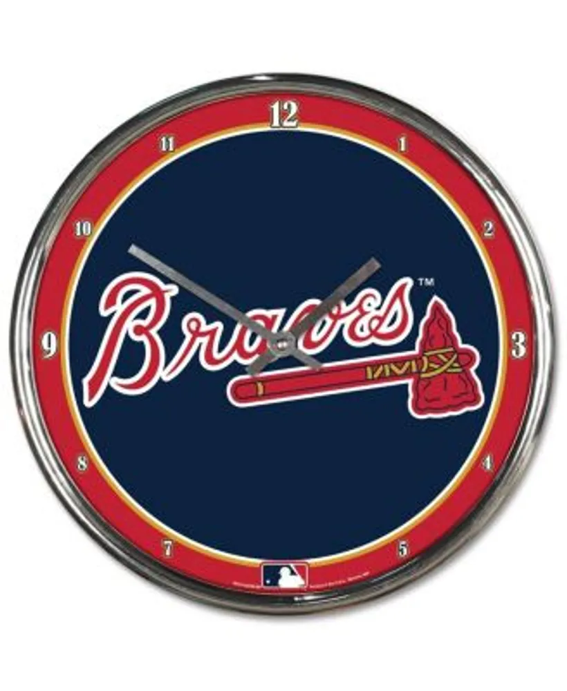 WinCraft Chicago Cubs Round Chrome Wall Clock