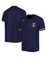 Men's Under Armour #12 White Navy Midshipmen Replica Player Jersey