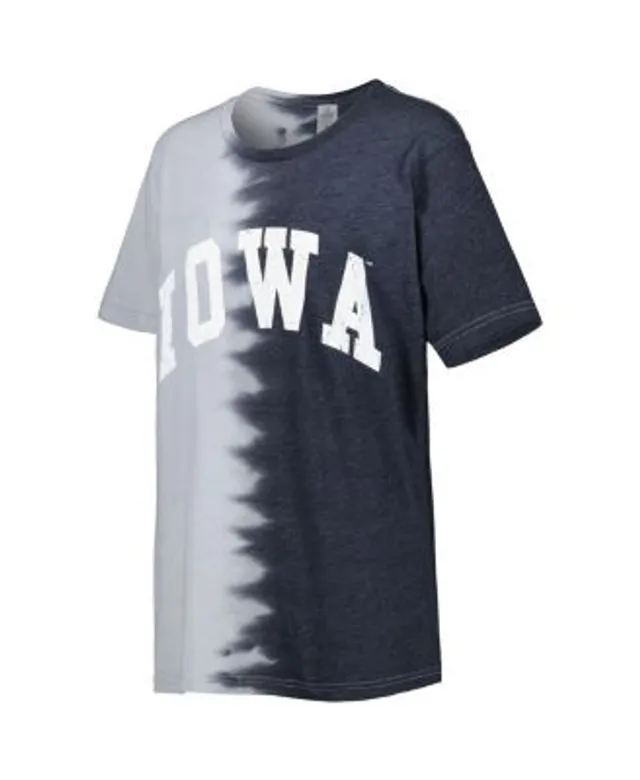 Women's Gameday Couture Navy Michigan Wolverines Find Your Groove Split-Dye  T-Shirt
