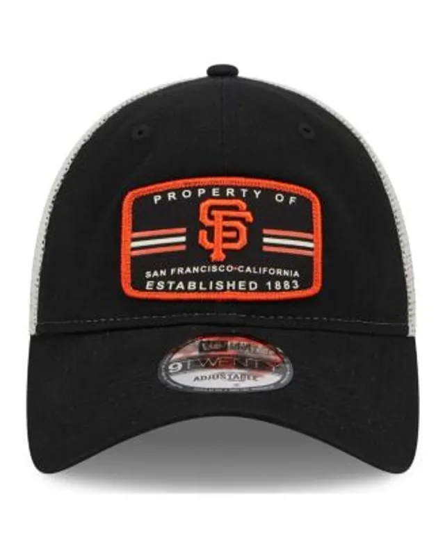 New Era Men's Black San Francisco Giants Property Trucker 9TWENTY