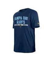 New Era Tampa Bay Rays Men's Throwback Pinstripe Crew Shirt - Macy's