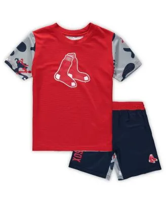 Atlanta Braves Toddler Position Player T-Shirt & Shorts Set - White/Navy