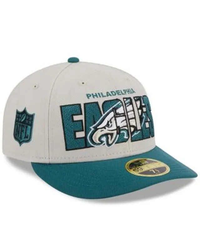 New Era 9FIFTY 2 Two Tone Philadelphia Eagles Snapback Hat Black Midnight Green